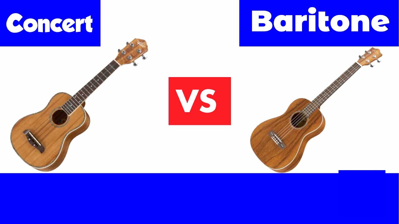 Concert ukulele vs. Baritone ukulele YouTube