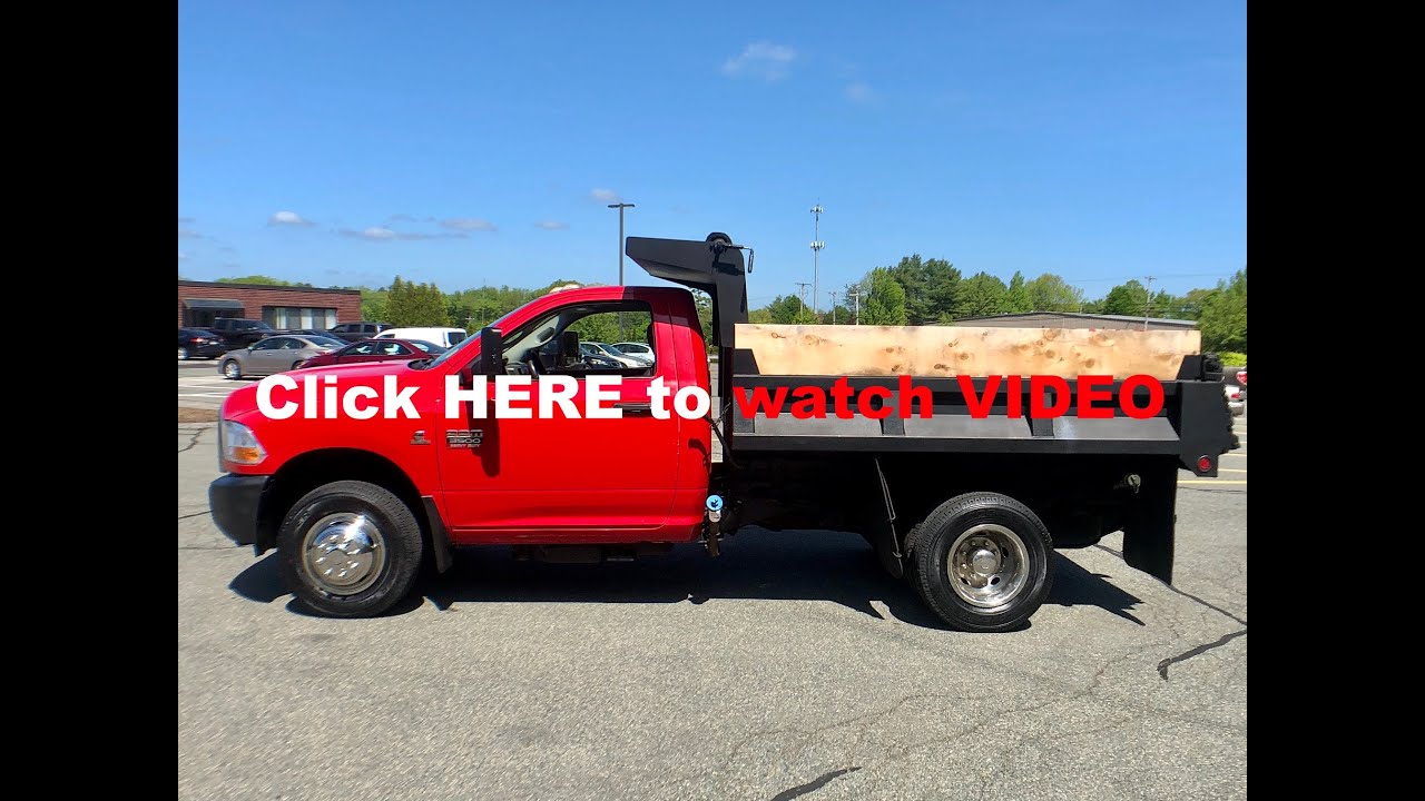 2011 Dodge Ram 3500 Dump Truck 6.7L Cummins Diesel - YouTube