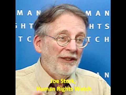 Joe Stork, from Human Rights Watch, comments on th...