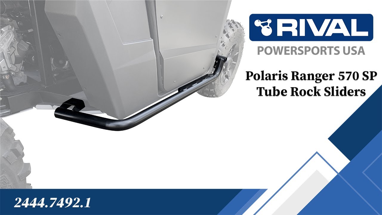 Polaris Ranger 570 SP Tube Rock Sliders by Rival Powersports