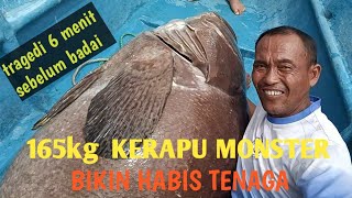 165KG MONSTER GROUPER WILL TAKE YOU OUT OF MY ENERGY👍👍👍