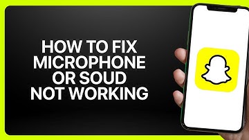 How To Fix Snapchat Microphone Or Sound Not Working In Snapchat 2025! Tutorial