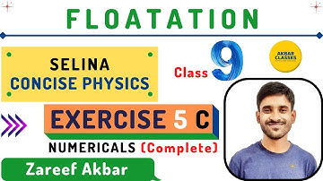 Selina Concise Physics Class 9 ICSE – Ex 5(C) Numericals Solved