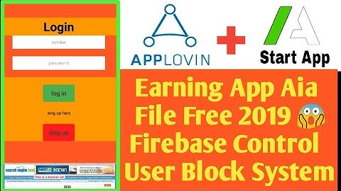 Applovin High Quality Group Earning Aia File Full Firebase Control User Block System Technical shiv