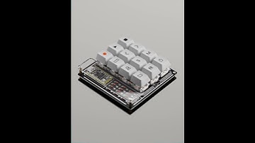 RoMac Macropad modeling practise