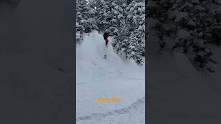 Cliff Drop Fail #music #cliffbar  #hiphop #fail  #snowboarding #splitboarding #cliff #cliffdrops