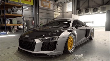 【CSR2】NEWING Alpil R8 RSR (gold) 7.94x launch manual , shift & tune