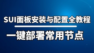 【S-UI面板使用教程】为什么翻墙老手都是用S-ui面板搭建节点？三分钟带您学会使用最新版S-ui面板搭建节点｜翻墙节点