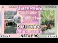 Share IG Reels on Stories in iPhone Style | 2 methods on iP pro
