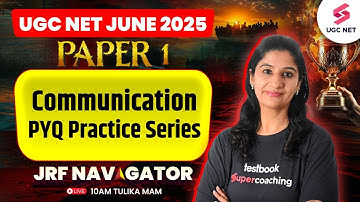 Communication UGC NET Paper 1 PYQs #1 | Communication UGC NET By Tulika Ma