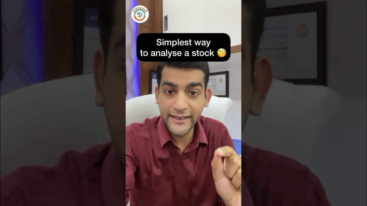 Simplest Way to Analyze a Stock! 