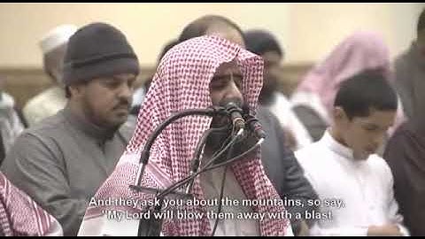 تلاوة ممتازة من سورة طه للشيخ محمد اللحيدان(ويسألونك عن الجبال)