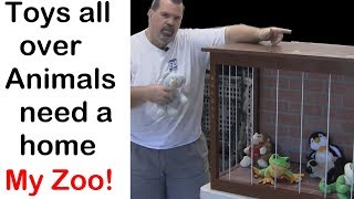 Build a stuffed animal zoo – We built a zoo! (how to)