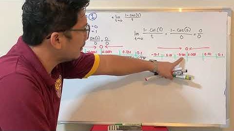 Limits Involving Trigonometric Functions Part 1