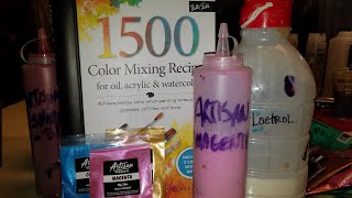 How To Mix and Fix Custom Colors!
How to mix custom colors and thicken paint I mixed too thin. In this video I initially used mica pigments, but the process works the same for acrylic paints.
Search google for this invaluable book: 1500 Color Mixing Recipes by William Powell
Thank you so much for watching!
Let’s connect:
Facebook – https://www.facebook.com/heathersoriginaltreasures
Instagram - https://www.instagram.com/_heathers_treasures_/
As an Amazon Associate I earn from qualifying purchases.
Kingart Metallic paint set: https://amzn.to/3sFUGEv
Liquitex Professional Fluid Medium: https://amzn.to/39R3jU2
Golden Fluid paint: https://amzn.to/3o4b5ip
Princeton Artist Round Blender brush size 6: https://amzn.to/3sCFgAW
Amsterdam Acrylic sample paint set: https://amzn.to/2Ky19jK
Craft Smart 14 piece Paint Pen set (fine line): https://amzn.to/3o8fUaR
Butane Torch: https://amzn.to/3sHlV1l
Butane Fuel: https://amzn.to/3bVkvKM
Flood Floetrol: https://amzn.to/3oZLfO9
You can support me in several ways, and any way is so much appreciated. Thumbs up, Subscribe, Comment and Share. This kind of support helps my channel reach other viewers.
Enjoy watching but dont want to spend the time and money to make it yourself? Please consider purchasing some of my art here:
https://www.facebook.com/WhippoorwillCreation/
Be sure to like my fb page so you can get updates when I upload a new piece. How To Mix and Fix Custom Colors!