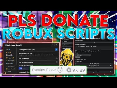 [ V5 💸 ] PLS DONATE SILENT ROBUX SCRIPT | *PASTEBIN 2025* - YouTube