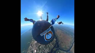 First sky van Jump, first off DZ landing, first tree trimming