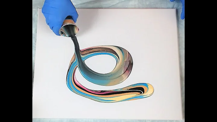 Dirty Acrylic Pour!  Tutorial Paint Mixes Put To W...