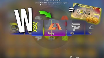 how to get Free Viewer Pass from unboxing Paris 2023 Sticker Capsules CSGO