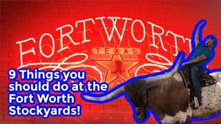 9 Things you should do at the Fort Worth stockyards