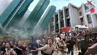 Live Now: 7.3 & 6.9 Earthquake STRIKES Japan — Buildings COLLAPSE, Chaos EVERYWHERE!