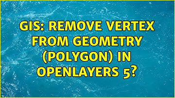 GIS: Remove vertex from geometry (polygon) in OpenLayers 5?