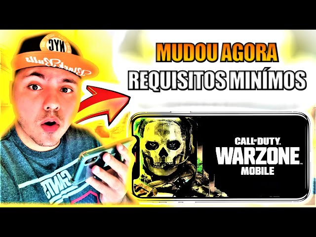 REQUISITOS MÍNIMOS DO WARZONE MOBILE! 