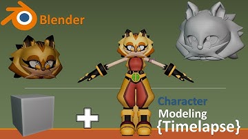 Blender Stylize Character Modeling | 1 DAY | Timelapse