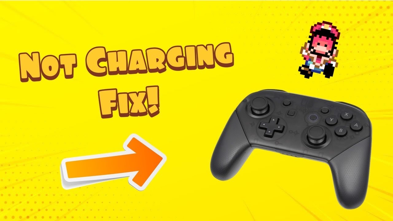 How To Fix Nintendo Switch Pro Controller Not Charging! - YouTube