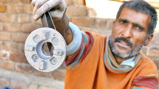 Aluminum Casting a Motorcycle Wheel Sprocket Hub Using Sand Mold