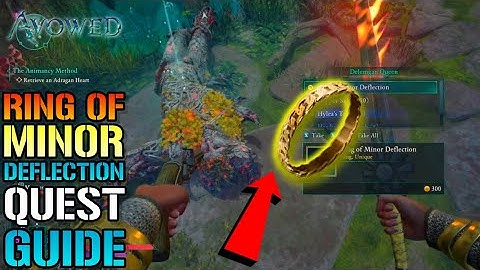 Avowed: "Ring Of Minor Deflection" Unique Location Guide! How To Get This TODAY (Guide)