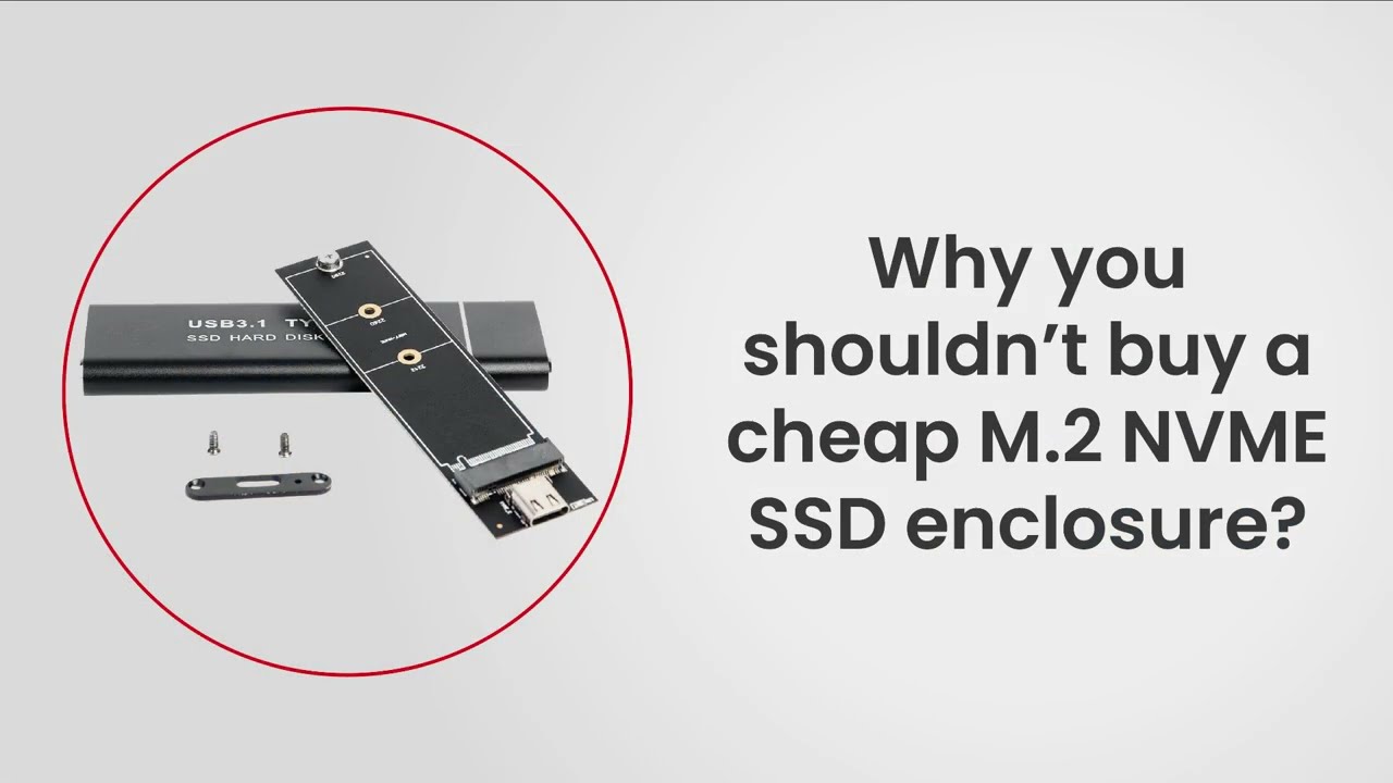 Why you shouldn’t buy a cheap SSD enclosure?