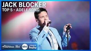 Adele Songbook Jack Blocker Sings One And Only   American Idol 2024