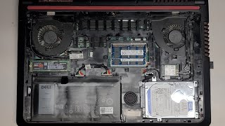 DELL Inspiron 15 7559 Disassembly RAM SSD Hard Drive Upgrade Battery Replacement Repair Quick Look