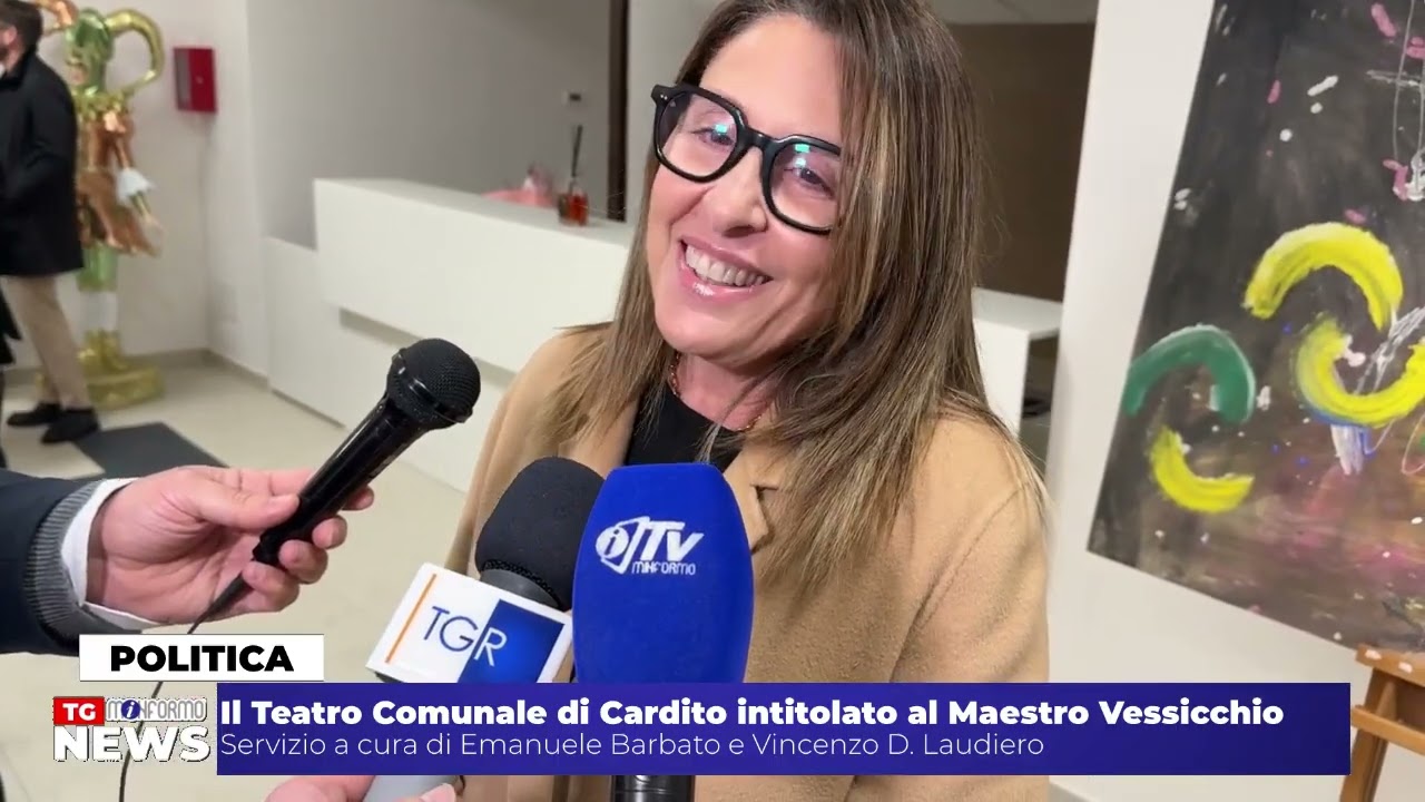 Il Teatro Comunale di Cardito intitolato al Maestro Peppe Vessicchio