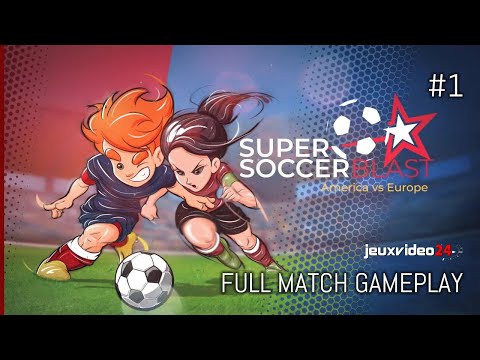 Super Soccer Blast America vs Europe - Match complet (Gameplay #1)