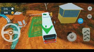 offroad bus parking driving on water! android gameplay 2021 screenshot 1