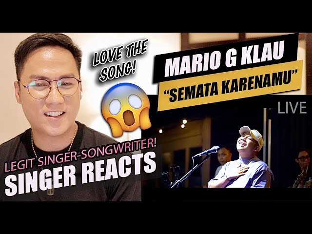 SEMATA KARENAMU - MARIO G. KLAU [MGK NGAMEN SESSION] | SINGER REACTION class=