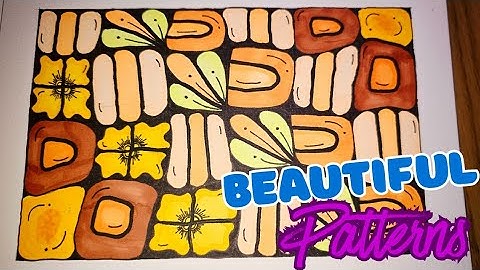 Easy Zentangle pattern to try #arttutorial #zen #drawing #relaxing #doodleart 