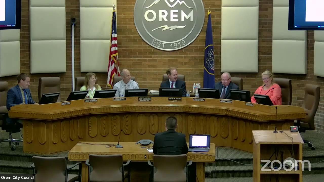 Orem City Council Meeting 5.9.2023 YouTube