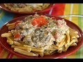 Alkaline electric tomato basil mushroom alfredo  the electric cupboard