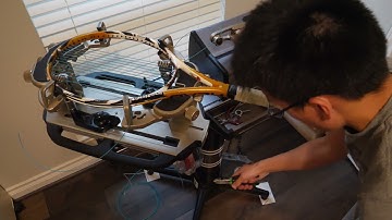 Gamma 5800 ELS Tennis Stringing Video ASMR (Casual Stringing) - 2nd Time