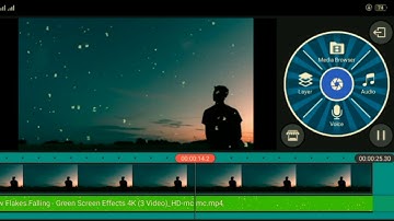 How to make Snow video on your smart phone with KineMaster