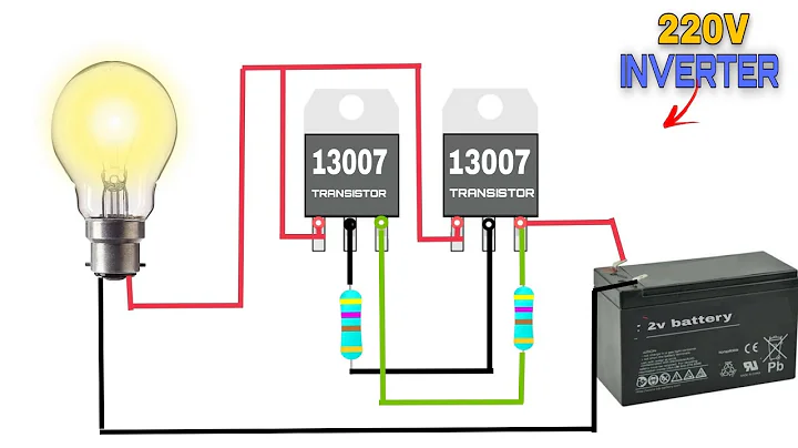 How To Make Inverter At Home 12v DC to 220v AC !! Pc Take