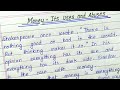 Essay on money - Its uses and abuses || English || Essay writing