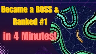 Gulper.io | Became a BOSS & Ranked #1 in 4 Minutes! | Games with Matthew