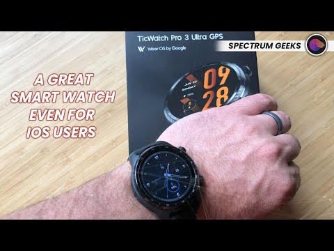 Ticwatch Pro 3 Review - Does Ticwatch Pro 3 work with iPhone? - YouTube