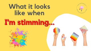 What it looks like when I'm stimming...