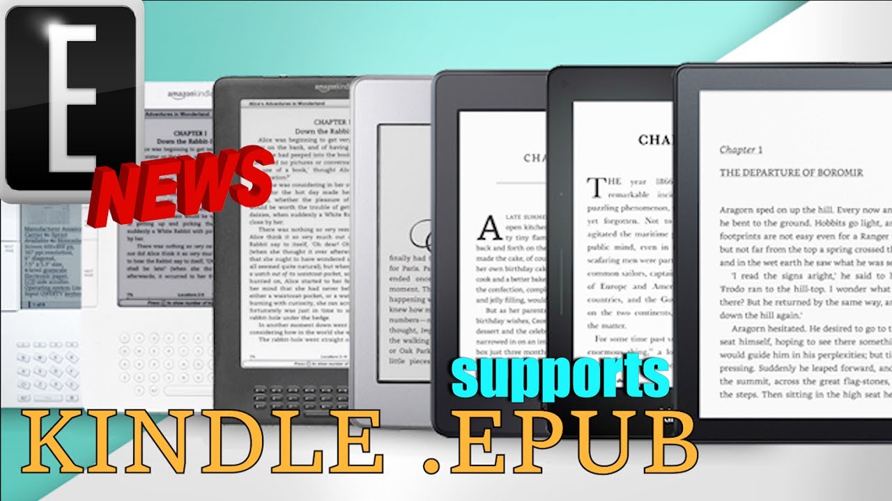 What formats does Kindle support?