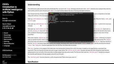 CS50’s Introduction to Artificial Intelligence with Python - Degrees